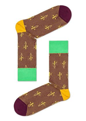 Happy Socks Dressed Cactus Crew Sock