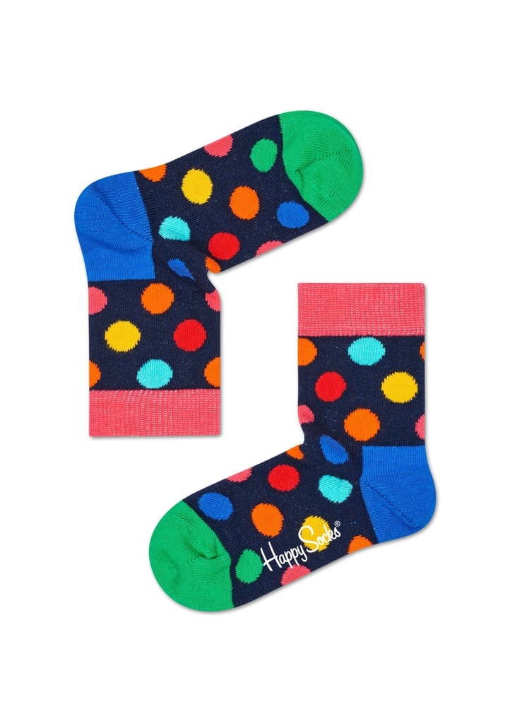 Happy Socks Kids Big Dot Sock - Socks | Buy online on ZillyBuy