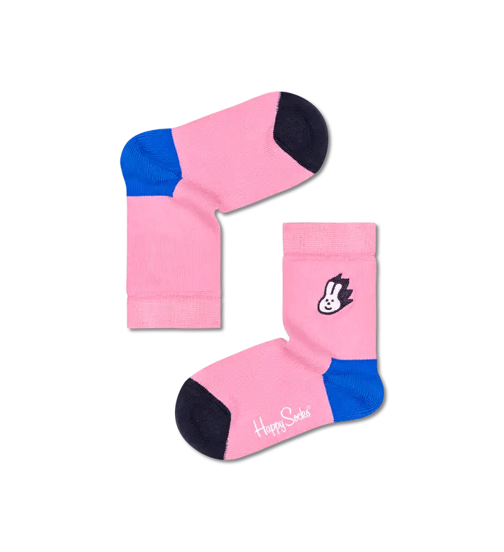 Happy Socks Kids Embroidery Bunny Sock - Socks | Buy online on ZillyBuy