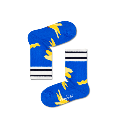 Happy Socks Kids Banana Break Rib Sock