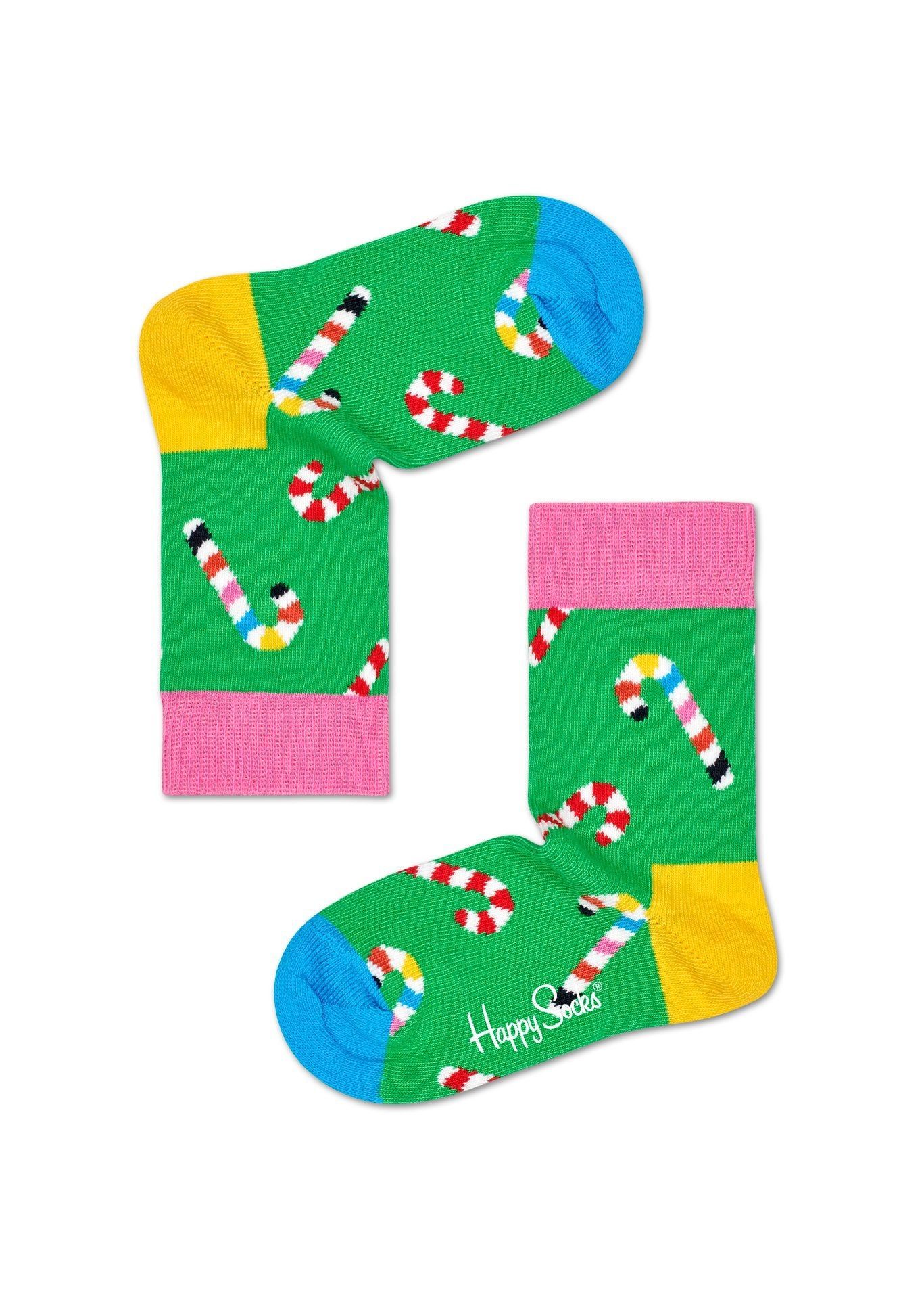 Happy Socks Kids Candy Cane Sock