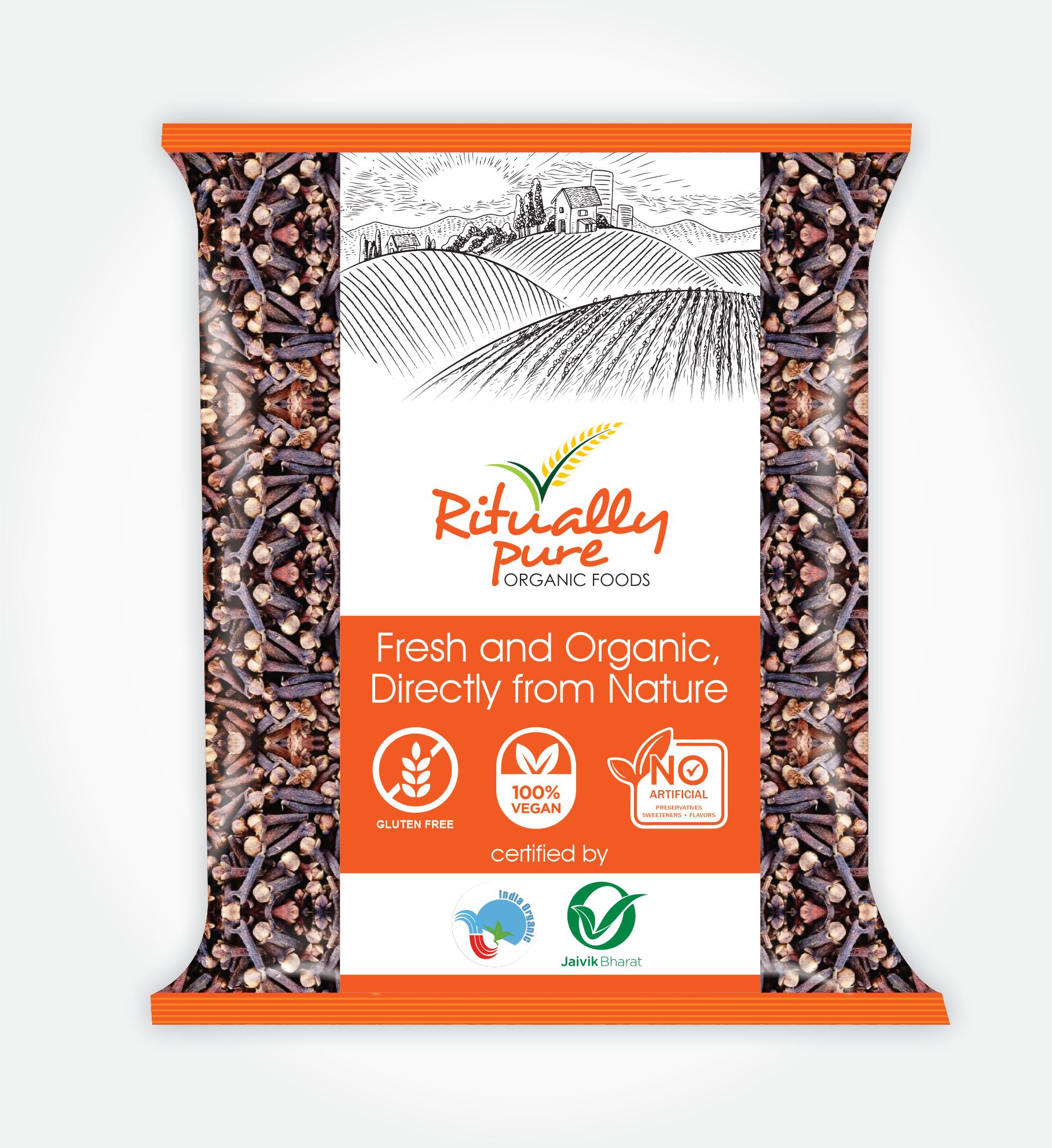 Ritually Pure 100% Organic | Natural Spices | Laung (Clove) | 100 Gm Pack