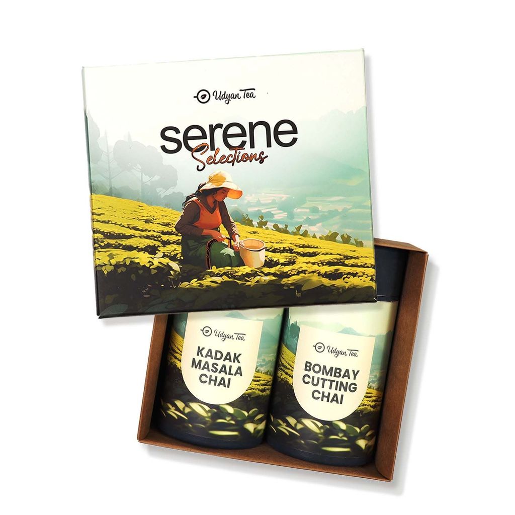 Udyan Tea SERENE SELECTIONS - Mesmerizing Chai Blends in Beautifully Designed Cans - Pure Indulgence for Tea Connoisseurs