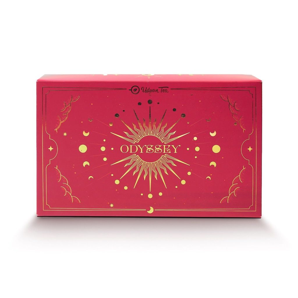 Udyan Tea ODYSSEY Gift Box - Impeccable Green Teas in Pyramid Bags - Embark on a Flavorful Journey with Slimming, Digestive & Detox Teas