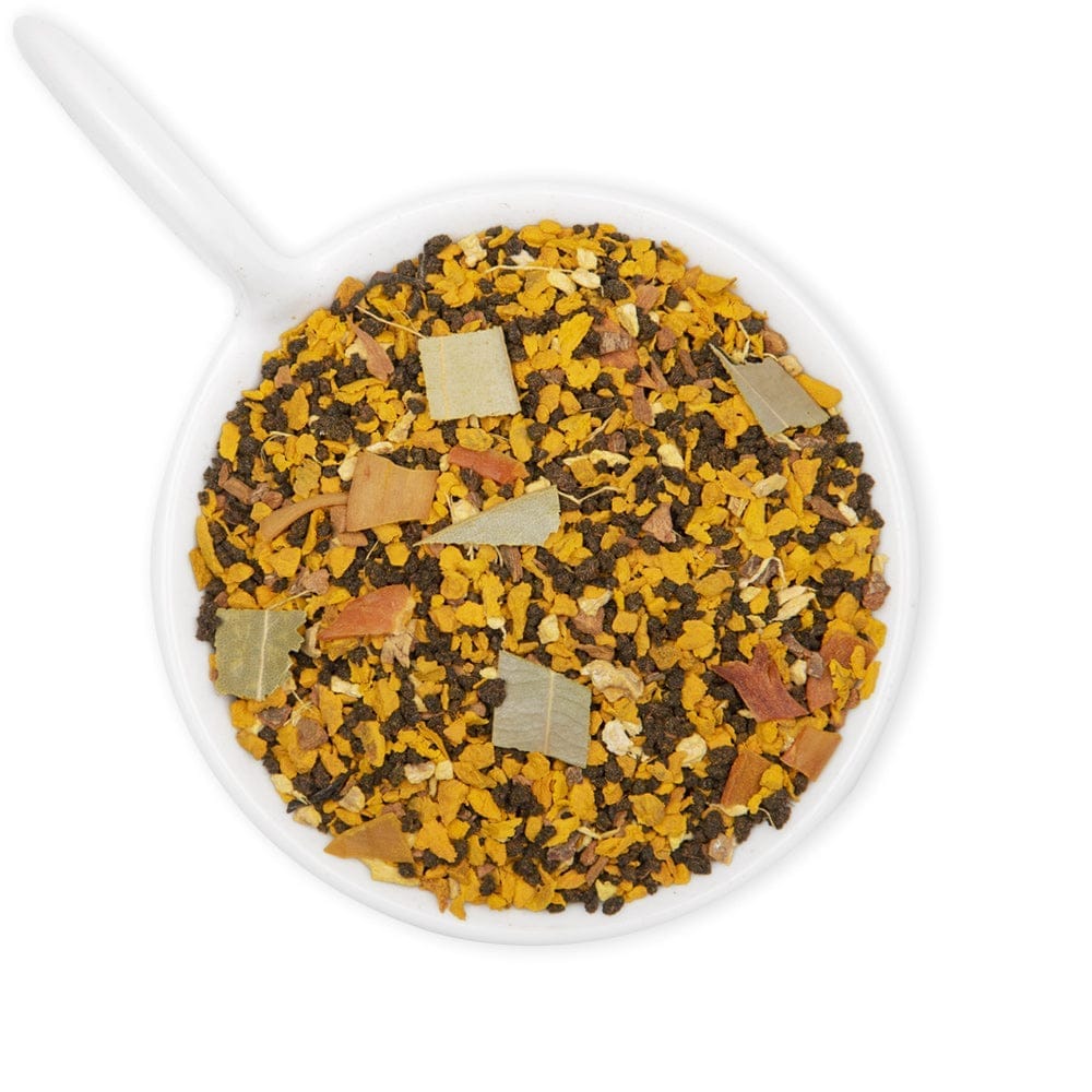 Udyan Tea Turmeric Chai Tea with Cinnamon, Ginger, Mace, Bay Leaves (Herbal), 100% Natural, Boosts Immunity