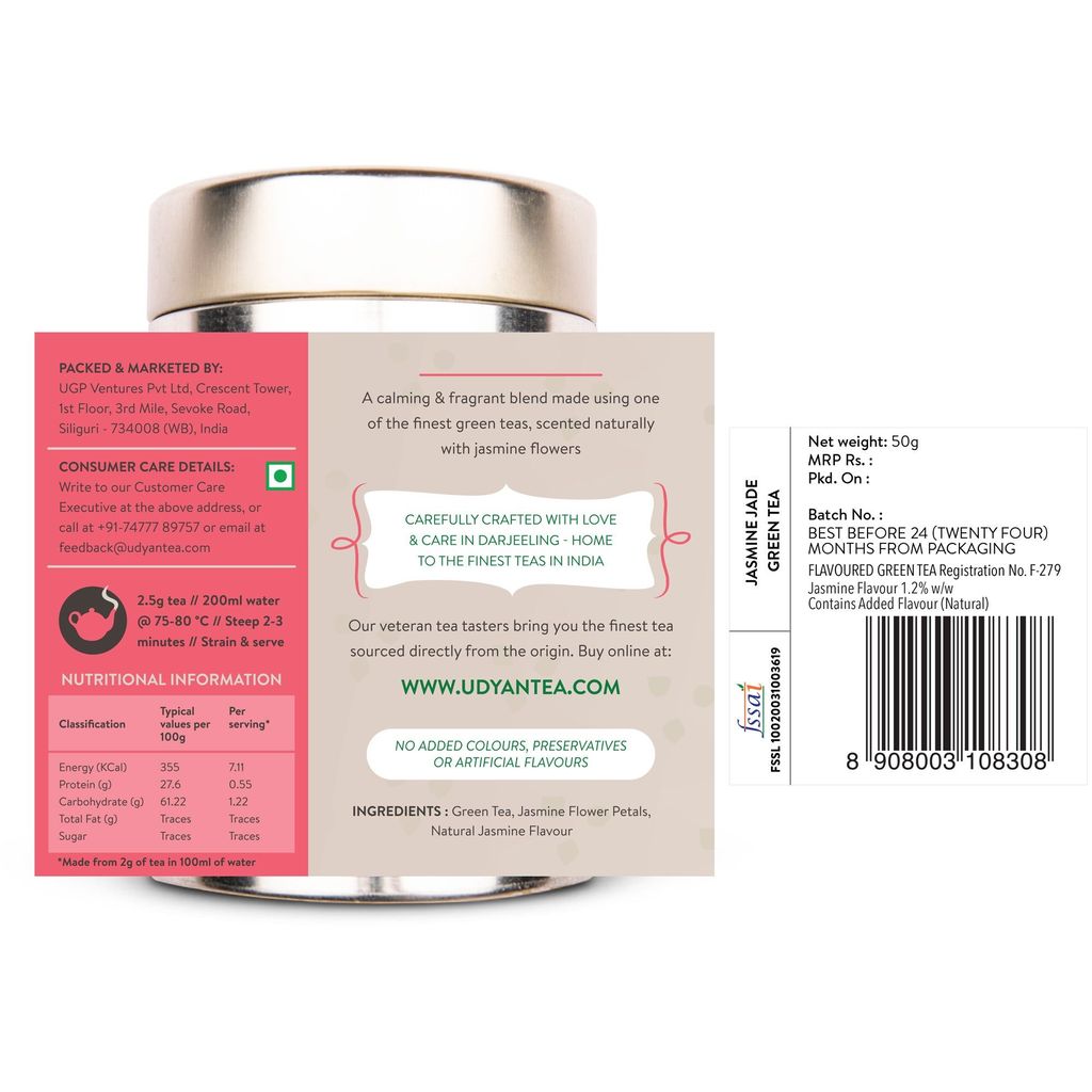Udyan Tea Jasmine Green Tea | Antioxidant Rich Tea