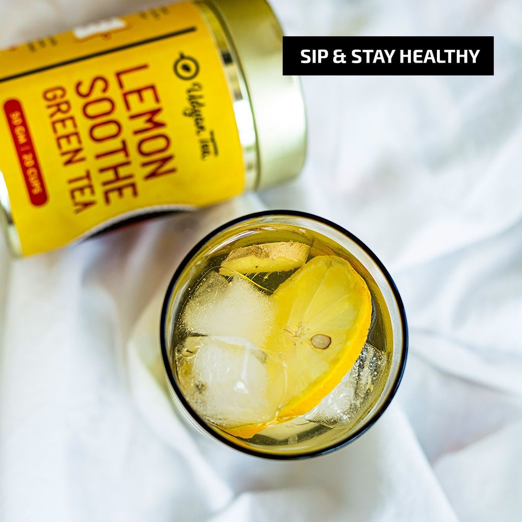Udyan Tea Lemon Soothe Green Tea |Improves Brain Function & Reduces Bad Breath
