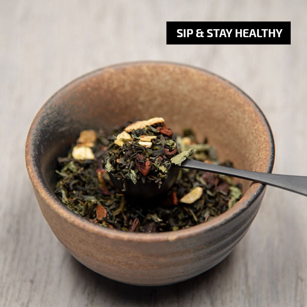 Udyan Tea Zesty Orange Green Tea | Natural Orange Flavouring