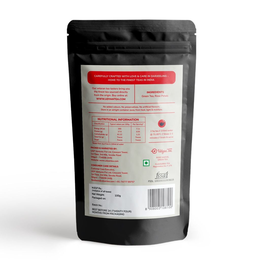 Udyan Tea Rose Marvel Green Tea