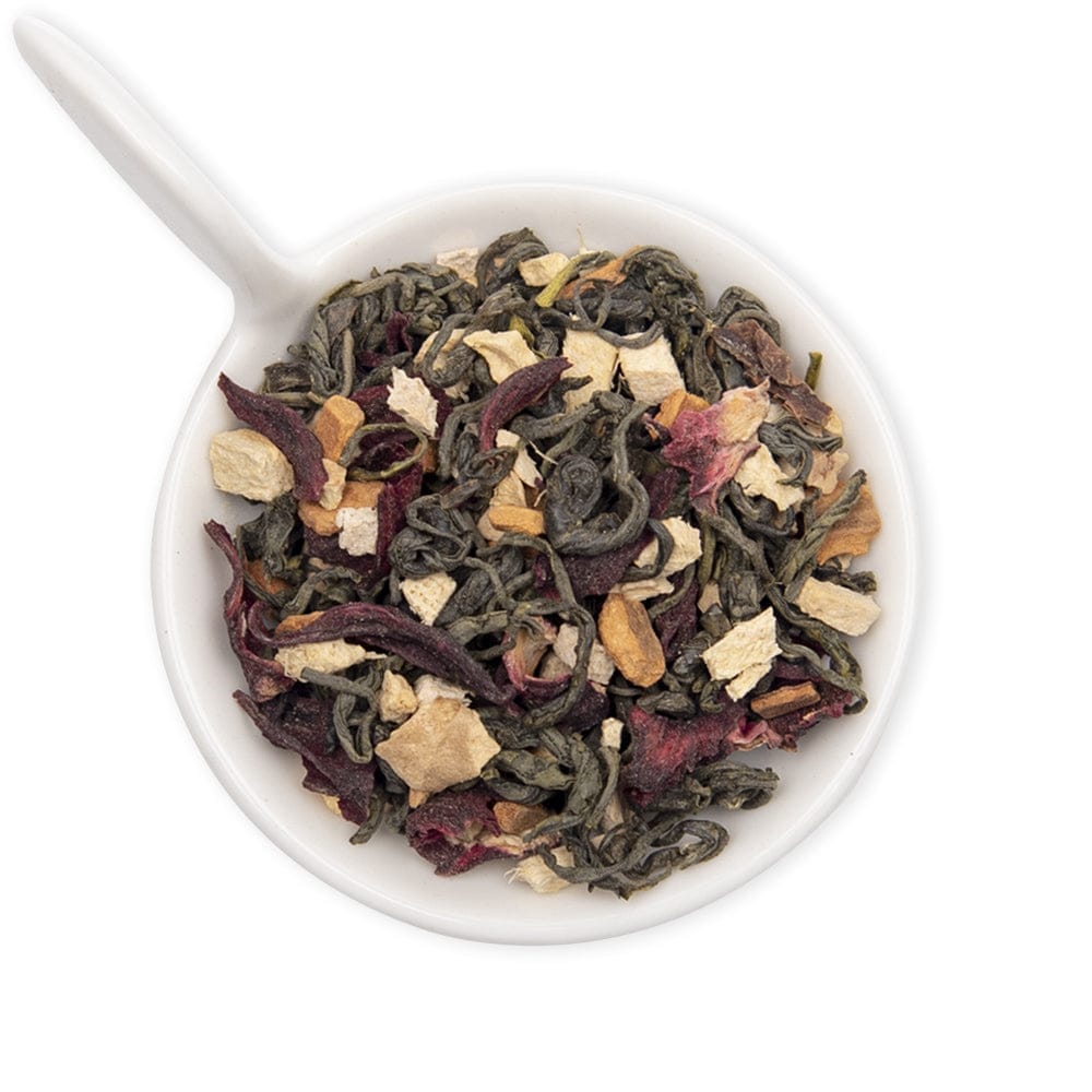 Udyan Tea Hibiscus Spice Green Tea | Fresh Dry Petals| Herbs for Relieving Constipation