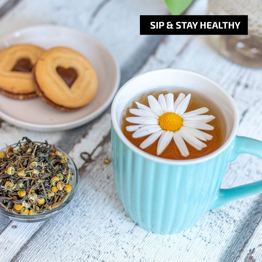 Udyan Tea Chamomile Delight Green Tea | Reduces Stress & Promotes Sleep