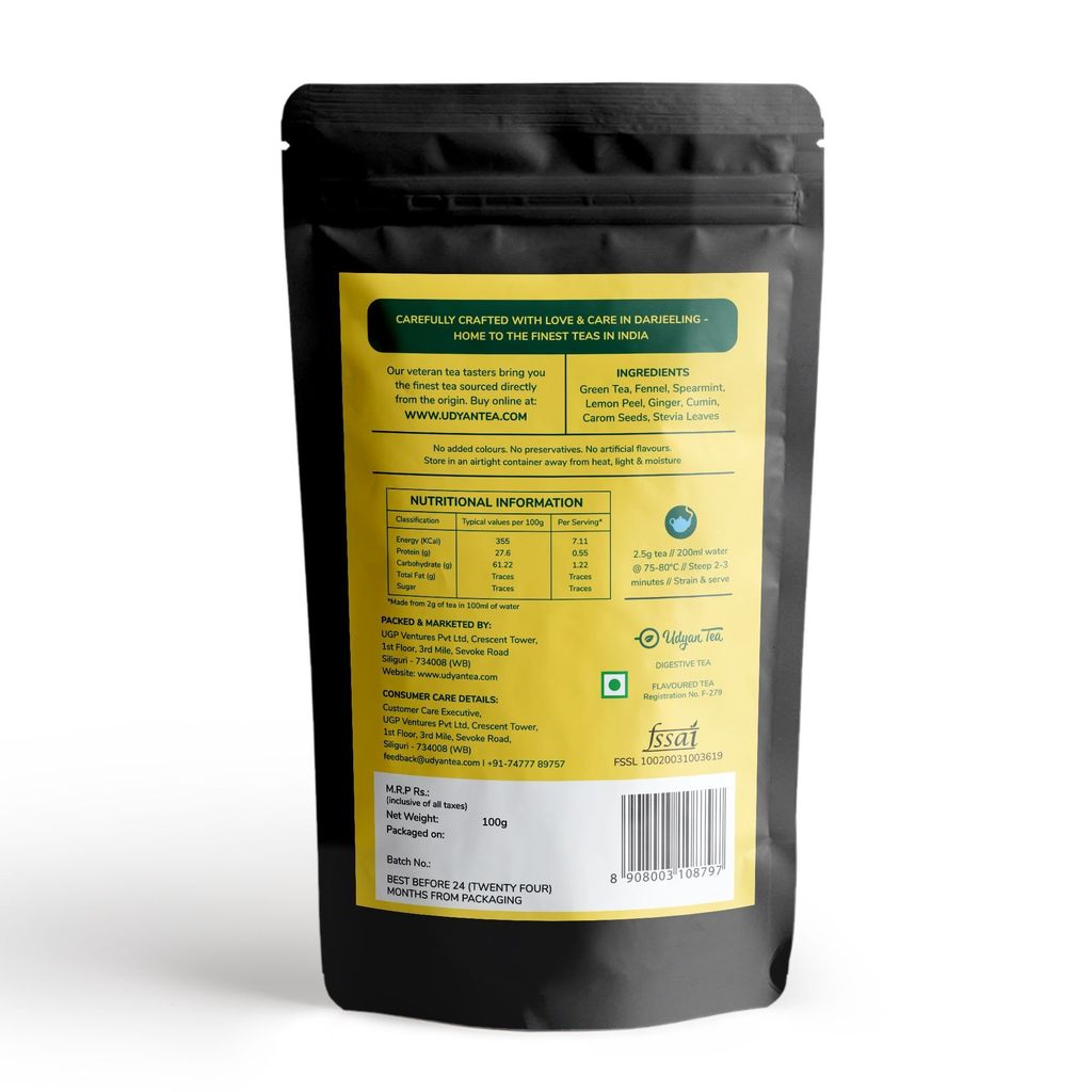 Udyan Tea Digestive Tea | Relaxes Stomach, Reduces Gas & Bloating