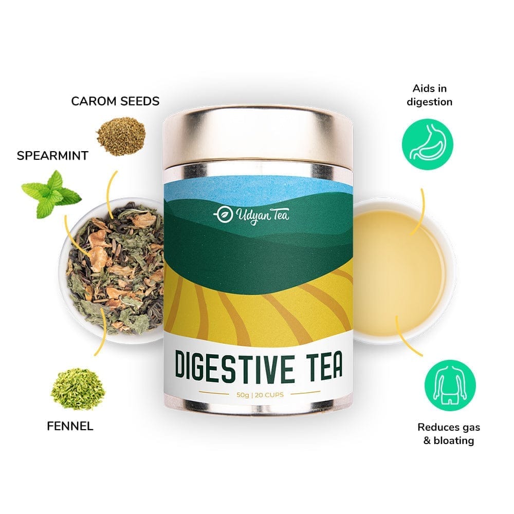 Udyan Tea Digestive Tea | Relaxes Stomach, Reduces Gas & Bloating