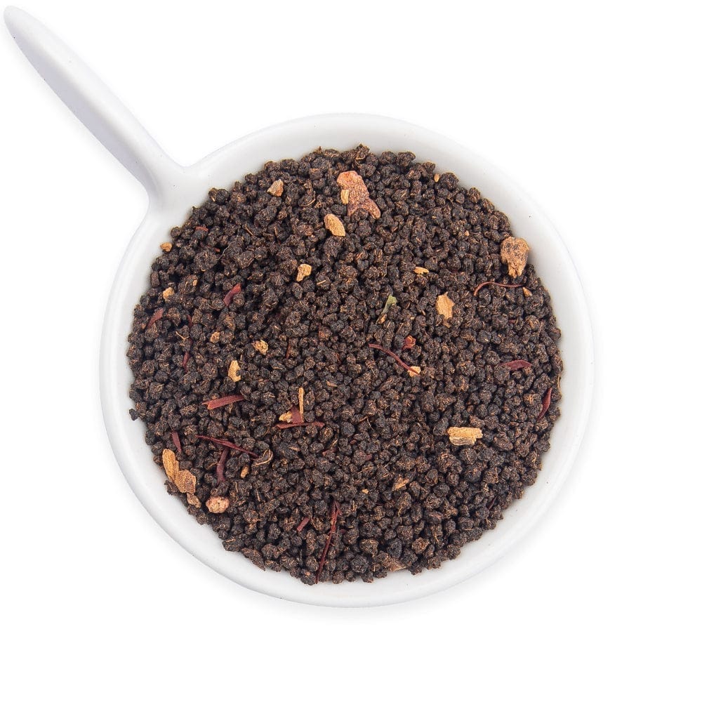 Udyan Tea Saffron Chai Tea | Brews with Milk Natural Indian Spices Loose Leaf Tea