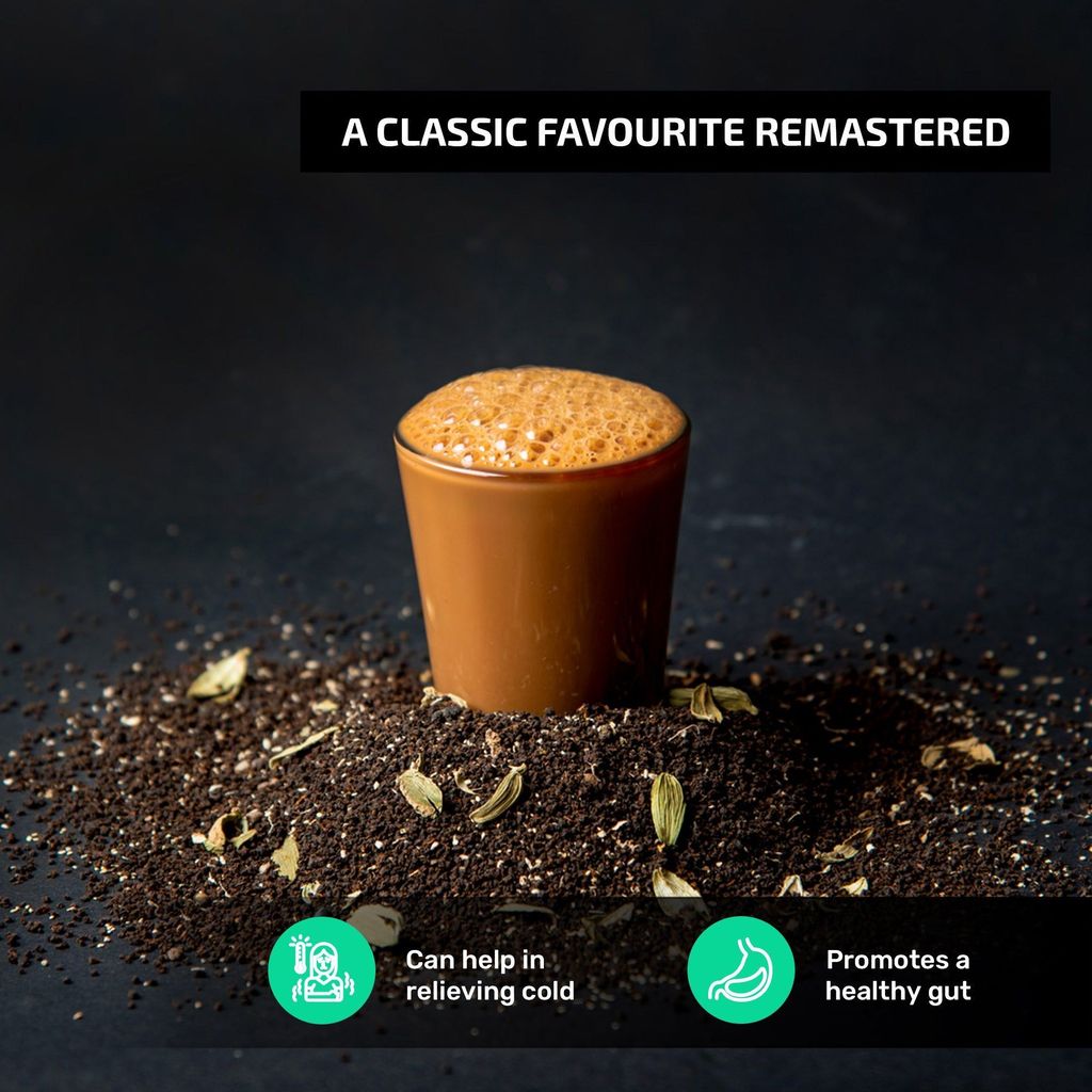 Udyan Tea Bombay Cutting Chai | Strong Malty CTC Black Tea with Cardamom and Ginger