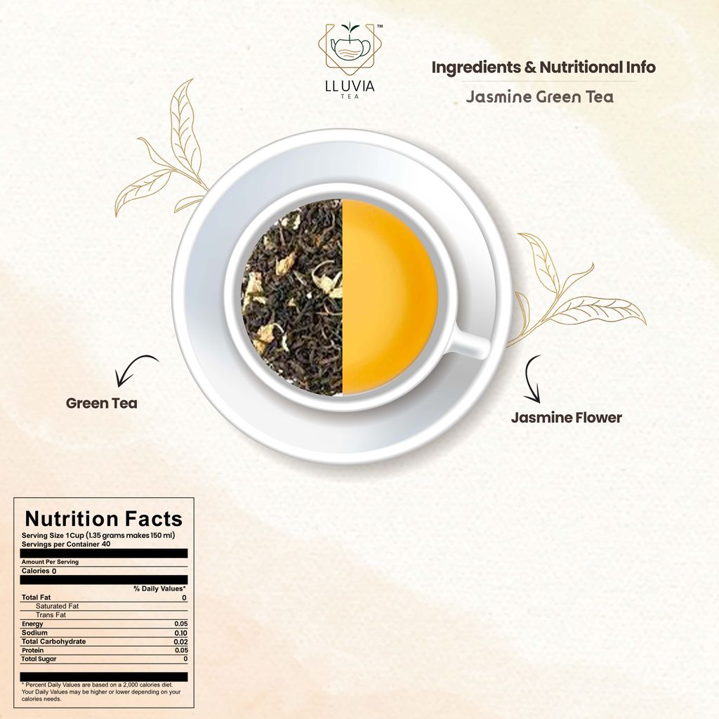 Jasmine Tea - Improves Heart Health | Weight Management | High in Antioxidants(50gm)