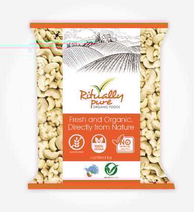 Ritually Pure 100% Organic | Natural & Organic Dry Fruits | Kaju (Cashew) | 1 Kg Pack