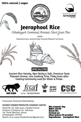 Jeeraphool rice 1kg
