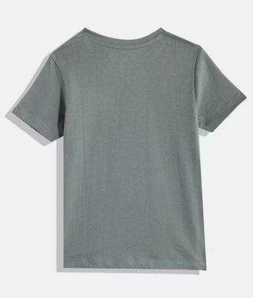 Boys Solid Round Neck T-shirt