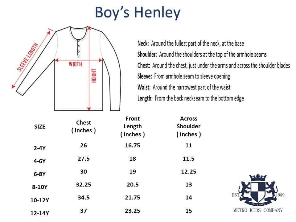 Boys Skyblue Solid Pure Cotton Henley Neck T-shirt