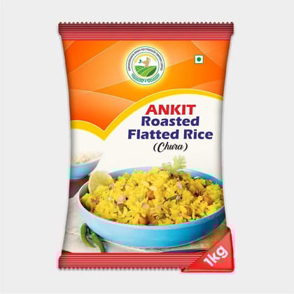 Ankit Roasted Flattened Rice ( Chura ) (1 Kg)