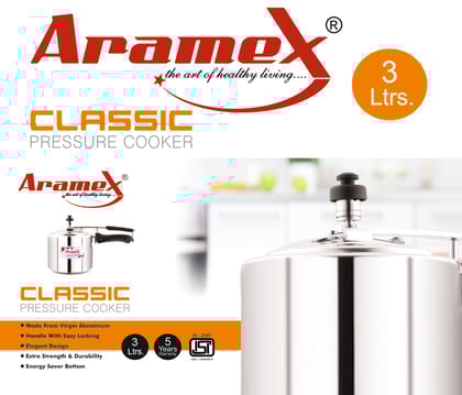 Aramex Aluminium Pressure Cooker Inner Lid 3 Ltr