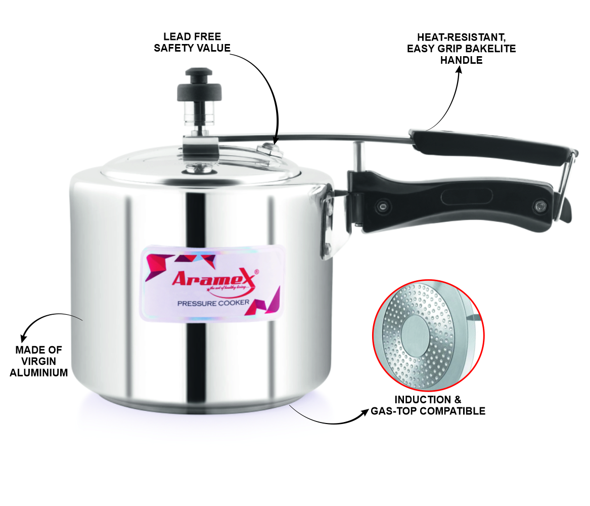 Aramex Aluminium Pressure Cooker Inner Lid 3 Ltr