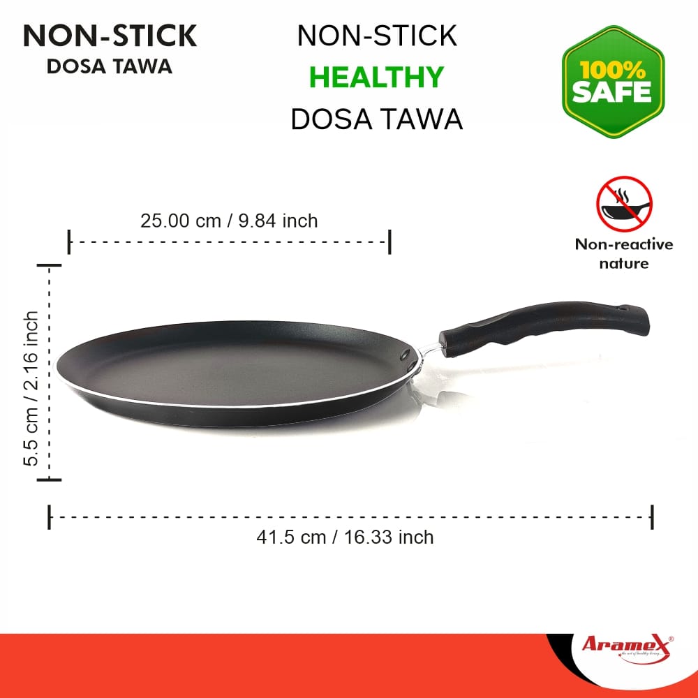 Aramex Non Stick Dosa Tawa 25cm