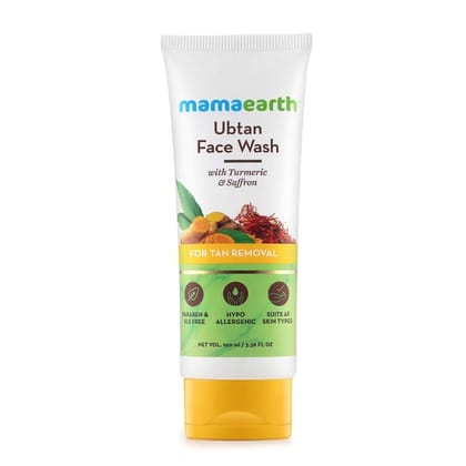 Mamaearth Beetroot facewash + Mamaearth ubtan facewash (100 ml each) Combo of 2