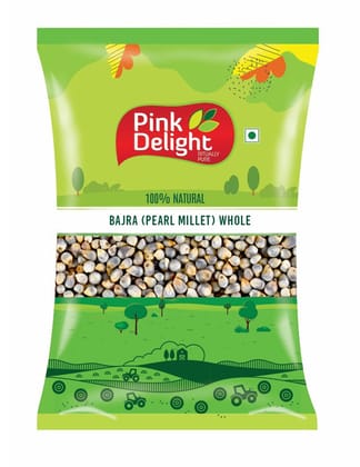 Pink Delight | Millets | Bajra Whole (Pearl Millet) | Natural & Organic | 500 Gm Pack Pink Delight | Millets | Bajra Whole (Pearl Millet) | Natural & Organic | 500 Gm Pack
