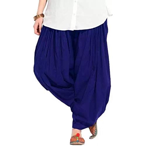 Women's Loose fit Cotton semi Patiyala Salwar