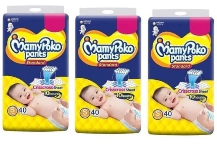 MamyPoko Pants Standard Baby Diapers Pack 3