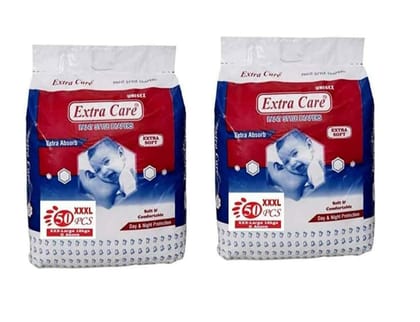 Alizee Extra Care Pants Style Baby Diapers - 100 Count | Anti Rash Blanket & Leakage Protection Baby Diaper Pants