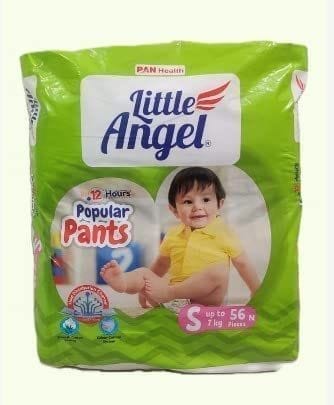 Alizee Little Angels Popular Pants Extra Absorb Pants Style Baby Diapers - 56 Count | Leakage Protection, Rush-Free Baby Diaper Pants