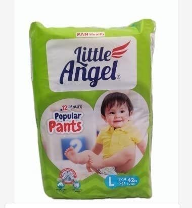 Alizee Little Angels Popular Pants Extra Absorb Pants Style Baby Diapers - 42 Count | Leakage Protection, Rush-Free Baby Diaper Pants