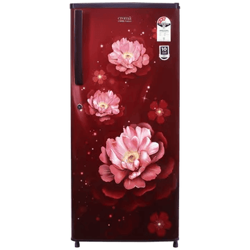 Croma 205 Litres 3 Star Direct Cool Single Door Refrigerator with Inverter Compressor (Bloom Wine Red)