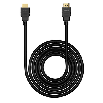 Croma 2.0 Type A to 2.0 Type A HDMI Cable (Support 4K & 3D Video, Black)