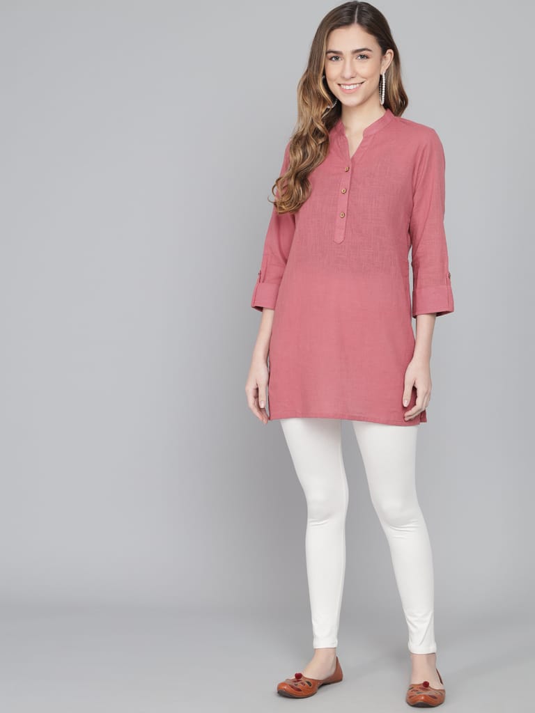 SOFT COLORS Women's Skinny Fit Ethnic Wear Ankle Length Leggings (Off White )