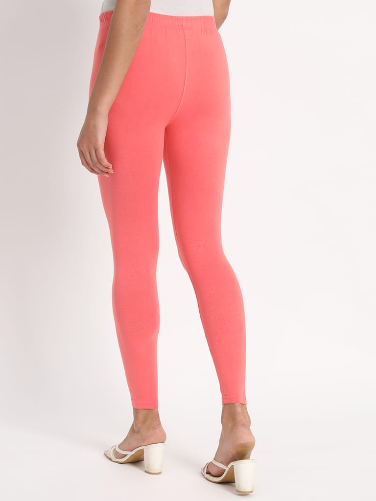 SOFT COLORS Women's Skinny Fit Ethnic Wear Ankle Length Leggings (Gajari)