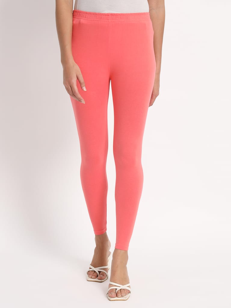 SOFT COLORS Women's Skinny Fit Ethnic Wear Ankle Length Leggings (Gajari)