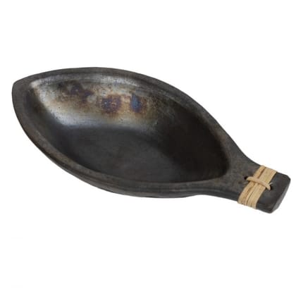 Tribes India Black Pottery Nut Bowl