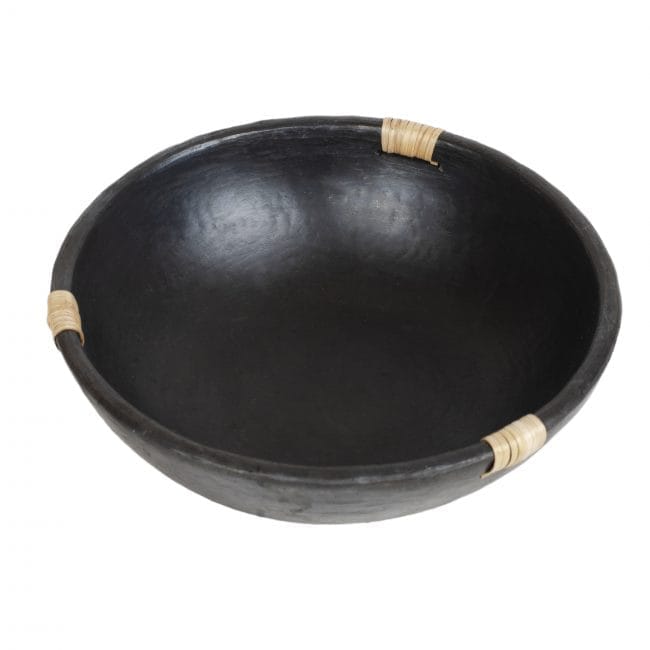 Tribes India Stone Pottery Fruit Bowl