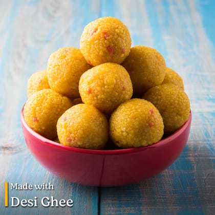 Lynk Ghee Boondi Ladoo - Pure GHEE, Premium Handcrafted Indian Sweet Delight. Great Pack for Sweet Moments. Best Boondi Laddu, Fresh and Irresistible always