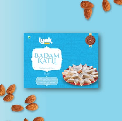 Lynk Premium Badam Katli Sweet (400 gm)