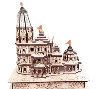 Ram Mandir Ayodhya Arc | Ram Mandir Wood for Home Decor