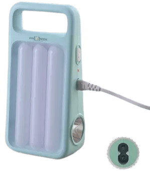 PICKNNEEDS Portable Rechargeable Emergency Light with Side Torch