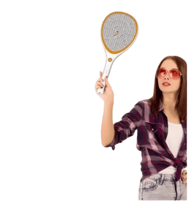 High Range Mosquito Racket/Bat with Torch with Wire Charging (Pack of 2) Electric Insect Killer Indoor, Outdoor  (Bat)