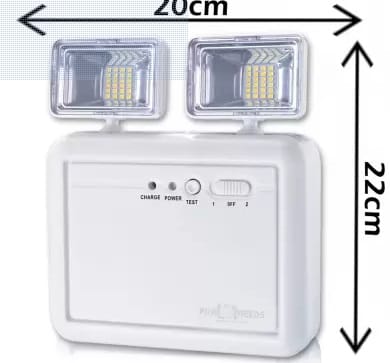 Emergency Portable Invertor AC/DC Modes with Twin Spot Light 8 hrs Flood Lamp Emergency Light  (Medium)
