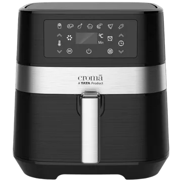 Croma 6L 1700 Watt Digital Air Fryer with Rapid Air Circulation System (Black)