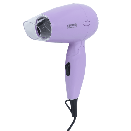 Croma Hair Dryer with 2 Heat Settings (Overheat Protection, Purple)